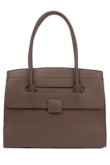 Handheld shopperka z fakturoZuanej eko skóry 2