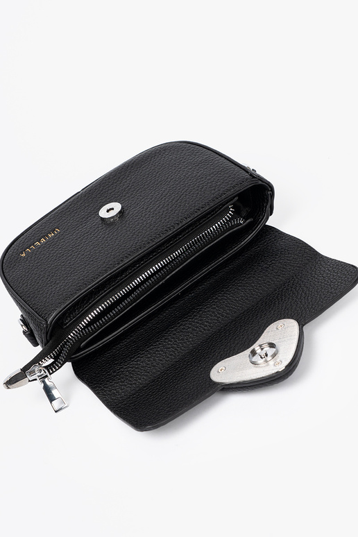 Kobieca Handtasche SchZuarz z dekoracyjnym zapięciem Kobieca Handtasche SchZuarz z dekoracyjnym zapięciem