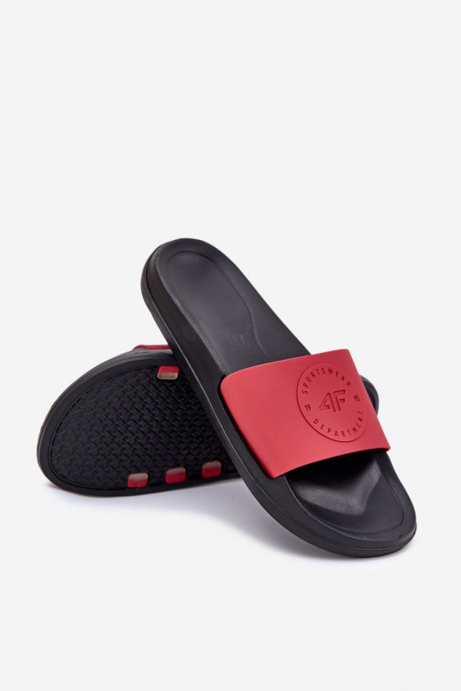 für Herren Hausschuhe 4FMM00FFLIM047A-62S rote Farbe