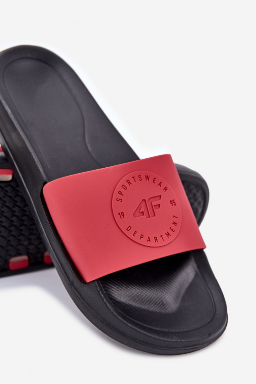 für Herren Hausschuhe 4FMM00FFLIM047A-62S rote Farbe