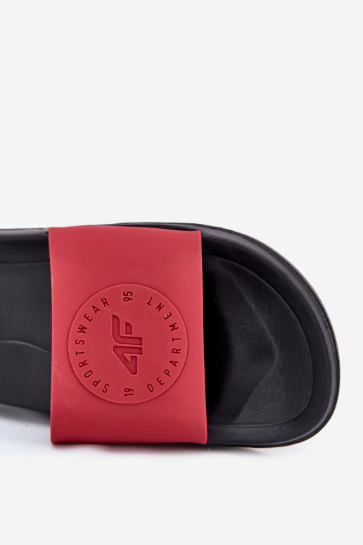 für Herren Hausschuhe 4FMM00FFLIM047A-62S rote Farbe