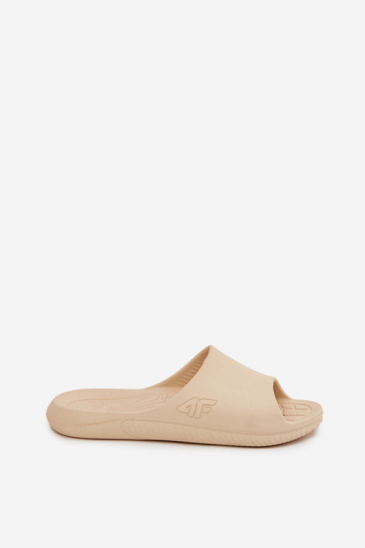 Damenpantoletten 4F 4FMM00FFLIF093A-83S in sandfarbener Farbe Damenpantoletten 4F 4FMM00FFLIF093A-83S in sandfarbener Farbe