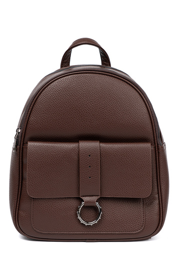 braune Farbe Rucksack Damen aus Öko-Leder 2