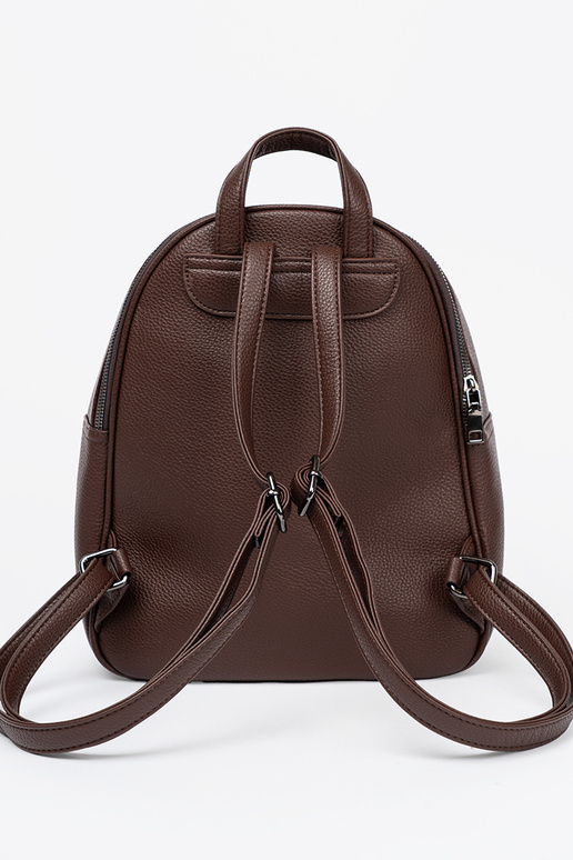 braune Farbe Rucksack Damen aus Öko-Leder