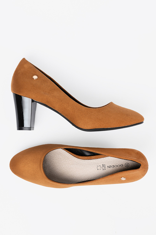 aus INildleder High Heels auf High Heels karmel