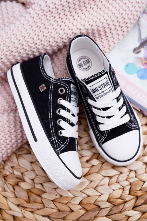 lässige Schuhe Kindisch Big Star FF374206 schZuarze Farbe