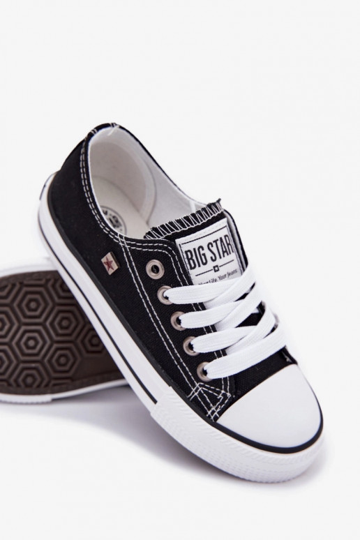 lässige Schuhe Kindisch Big Star FF374206 schZuarze Farbe