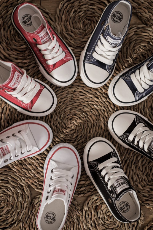 lässige Schuhe Kindisch Big Star FF374206 schZuarze Farbe