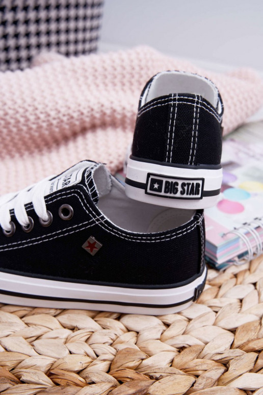 lässige Schuhe Kindisch Big Star FF374206 schZuarze Farbe