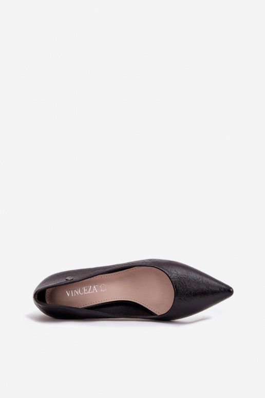 Hochhackige Schuhe Vinceza 62252 schZuarze Farbe