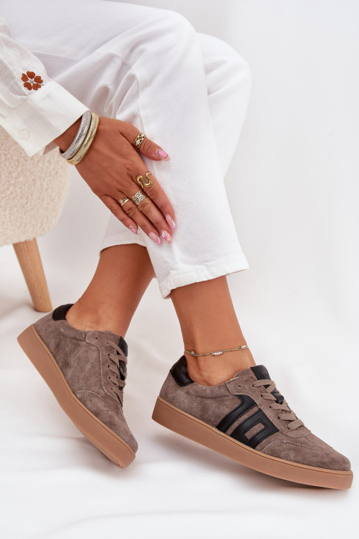 aus INildleder Sneakers Stilvollllschuhe Feminin Vinceza 79557 Beige aus INildleder Sneakers Stilvollllschuhe Feminin Vinceza 79557 Beige