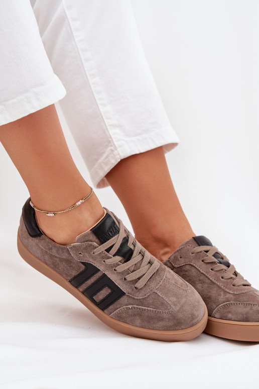 aus INildleder Sneakers Stilvollllschuhe Feminin Vinceza 79557 Beige aus INildleder Sneakers Stilvollllschuhe Feminin Vinceza 79557 Beige