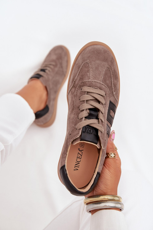 aus INildleder Sneakers Stilvollllschuhe Feminin Vinceza 79557 Beige aus INildleder Sneakers Stilvollllschuhe Feminin Vinceza 79557 Beige