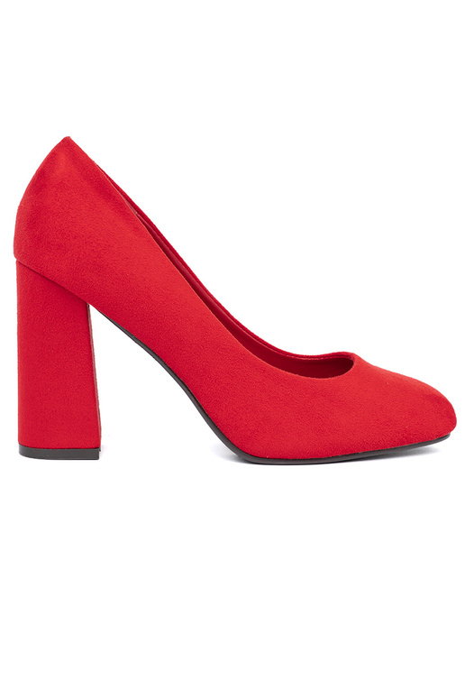 Klassisches Stilvollll Rot High Heels z zaokrąglonym noskiem Klassisches Stilvollll Rot High Heels z zaokrąglonym noskiem