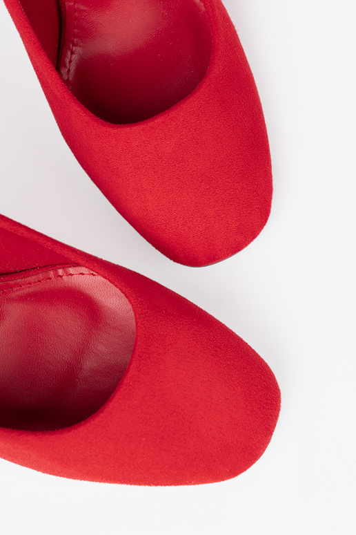 Klassisches Stilvollll Rot High Heels z zaokrąglonym noskiem Klassisches Stilvollll Rot High Heels z zaokrąglonym noskiem