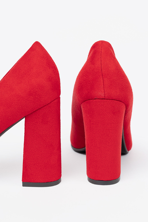 Klassisches Stilvollll Rot High Heels z zaokrąglonym noskiem Klassisches Stilvollll Rot High Heels z zaokrąglonym noskiem