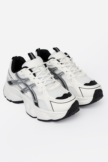 INeiß-schZuarze Farbe komfortabel Sneakers Stilvollllschuhe mit Netz