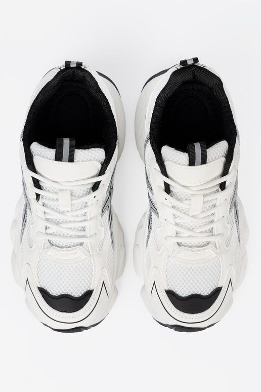 INeiß-schZuarze Farbe komfortabel Sneakers Stilvollllschuhe mit Netz