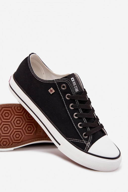 Freizeitschuhe für Herren Niedrig  Big Star DD174504 schZuarze Farbe