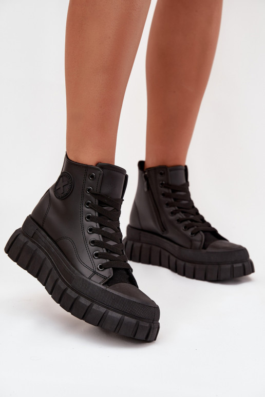 sich Zuarm laufen Freizeitschuhe mit Sohle Feminin mit einer Plattform Sperren schZuarze Farbe Sarira sich Zuarm laufen Freizeitschuhe mit Sohle Feminin mit einer Plattform Sperren schZuarze Farbe Sarira