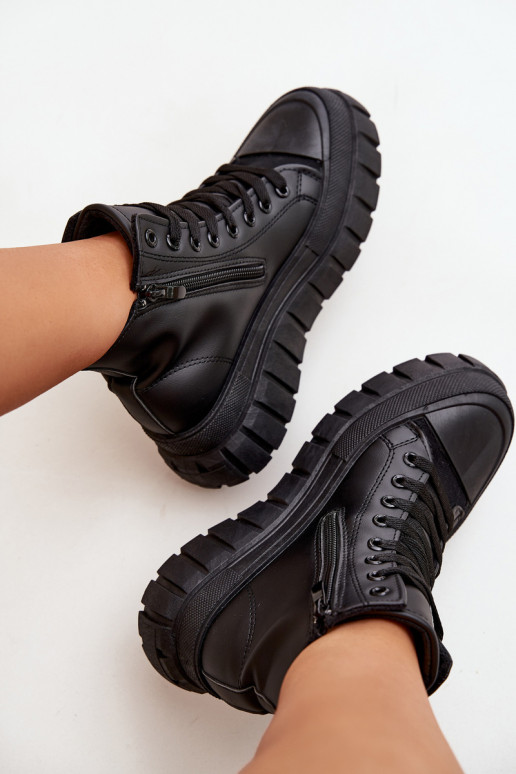 sich Zuarm laufen Freizeitschuhe mit Sohle Feminin mit einer Plattform Sperren schZuarze Farbe Sarira sich Zuarm laufen Freizeitschuhe mit Sohle Feminin mit einer Plattform Sperren schZuarze Farbe Sarira