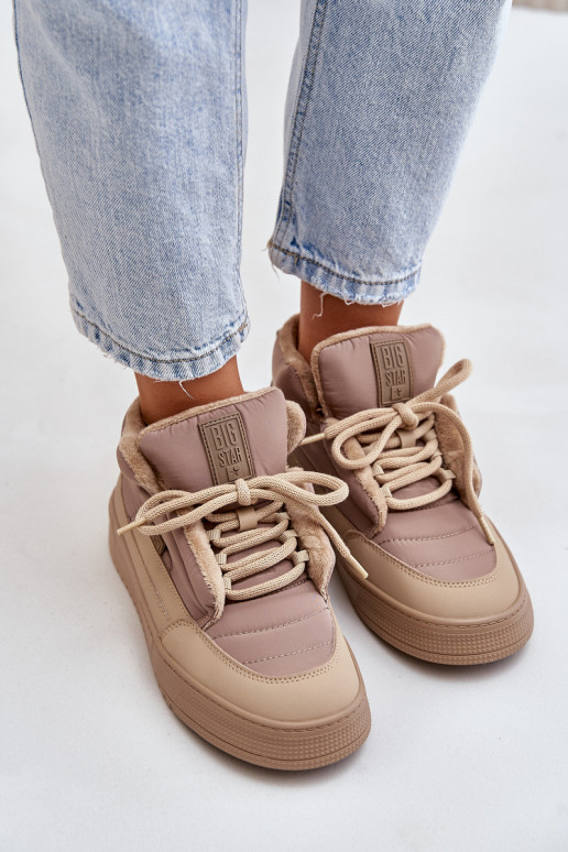 Schneestiefel Feminin Big Star OO274A532 Beige Schneestiefel Feminin Big Star OO274A532 Beige