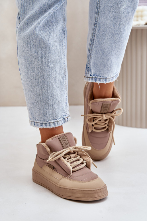 Schneestiefel Feminin Big Star OO274A532 Beige Schneestiefel Feminin Big Star OO274A532 Beige