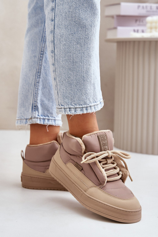 Schneestiefel Feminin Big Star OO274A532 Beige Schneestiefel Feminin Big Star OO274A532 Beige