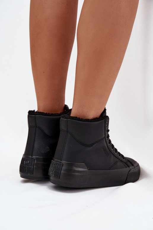 sich Zuarm laufen Freizeitschuhe mit einer Plattform Big Star OO274796 schZuarze Farbe