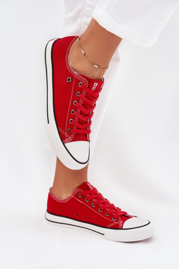 Freizeitschuhe Niedrig Big Star DD274A234 rote Farbe 2