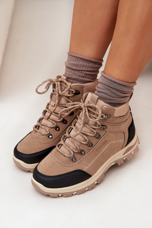 INanderstiefel Feminin Big Star SS274095 Beige