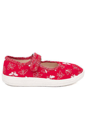 Turnschuhe von Kindern Klettverschlussy Rot 2