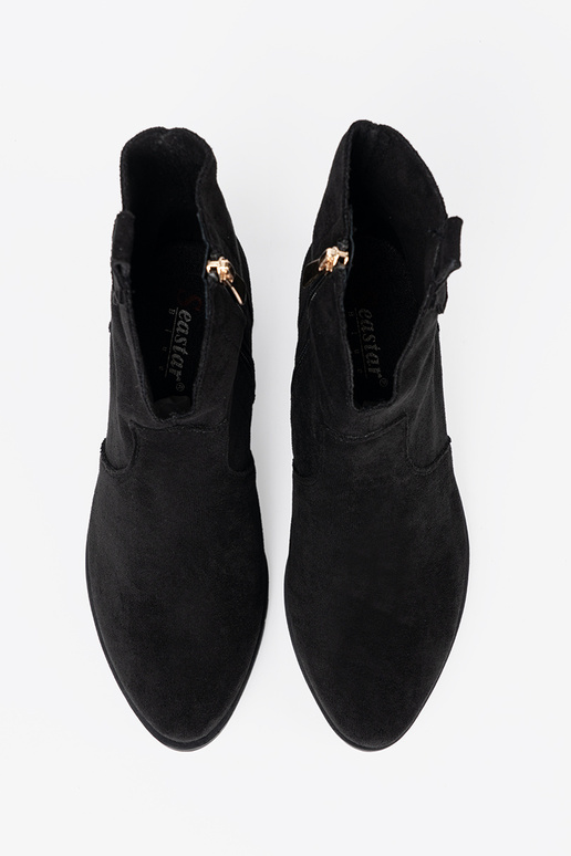 schZuarze Farbe Schuhe CoZuboystiefel aus INildleder