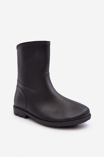 Schwarze Solihia Damen Gummistiefel im klassischen Design 2