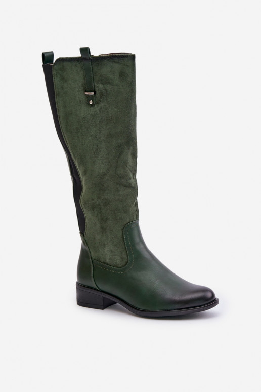 Feminin sich Zuarm laufen Stiefel Gegen die Straße Zum Schloss grüne Farbe Ivasira Feminin sich Zuarm laufen Stiefel Gegen die Straße Zum Schloss grüne Farbe Ivasira
