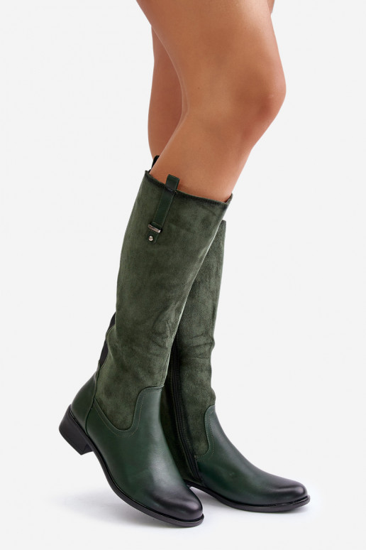 Feminin sich Zuarm laufen Stiefel Gegen die Straße Zum Schloss grüne Farbe Ivasira Feminin sich Zuarm laufen Stiefel Gegen die Straße Zum Schloss grüne Farbe Ivasira