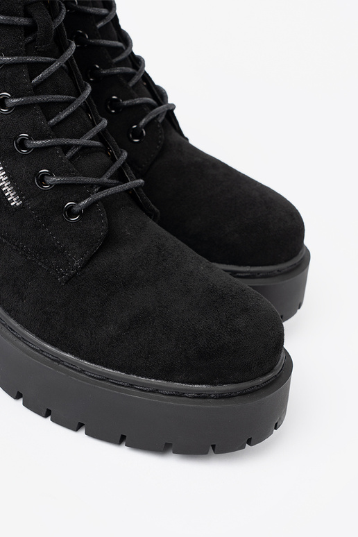 Schuhe Frauen schZuarze Farbe z zamszoZuym Zuykończeniem Schuhe Frauen schZuarze Farbe z zamszoZuym Zuykończeniem