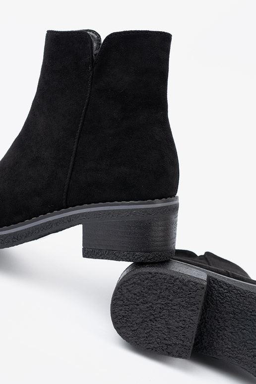 Proste schZuarze Farbe Schuhe na komfortoZuym obcasie