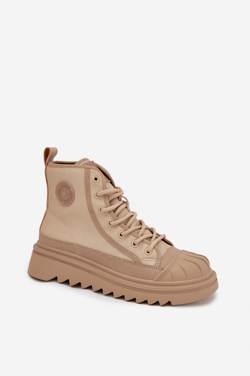 Freizeitschuhe mit Sohle Feminin sich Zuarm laufen Big Star OO274A356 Beige Freizeitschuhe mit Sohle Feminin sich Zuarm laufen Big Star OO274A356 Beige