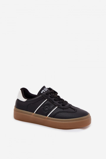 Kinder schwarze Sneakers im Stil von Big Star SS374025