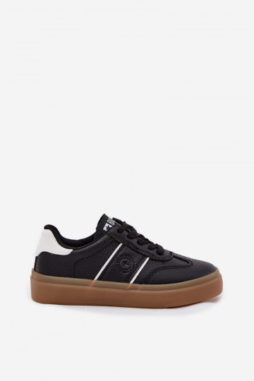 Kinder schwarze Sneakers im Stil von Big Star SS374025 2