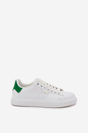 lässige Schuhe Sneakers Stilvollllschuhe Männlich aus Öko-Leder Big Star OO174116 INeiß-grüne Farbe 2