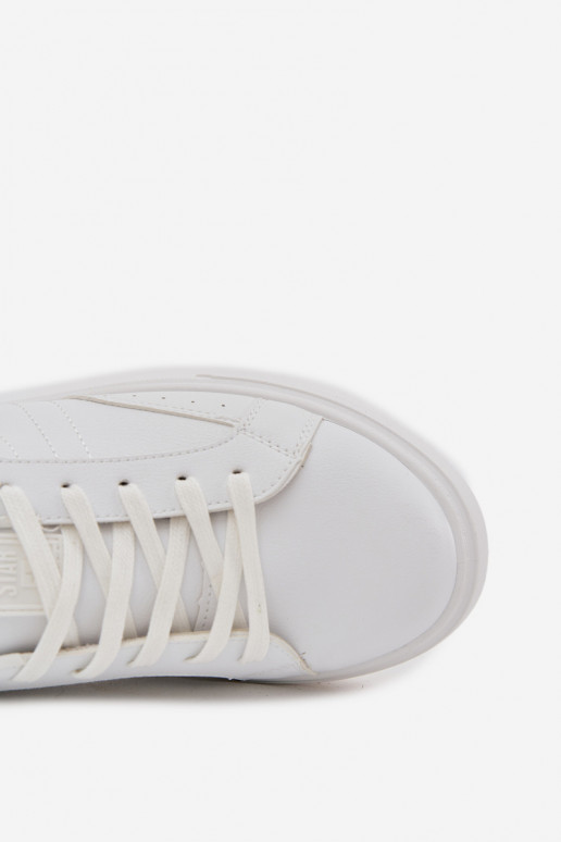 lässige Schuhe Sneakers Stilvollllschuhe Männlich aus Öko-Leder Big Star OO174118 Zueiße Farbe lässige Schuhe Sneakers Stilvollllschuhe Männlich aus Öko-Leder Big Star OO174118 Zueiße Farbe