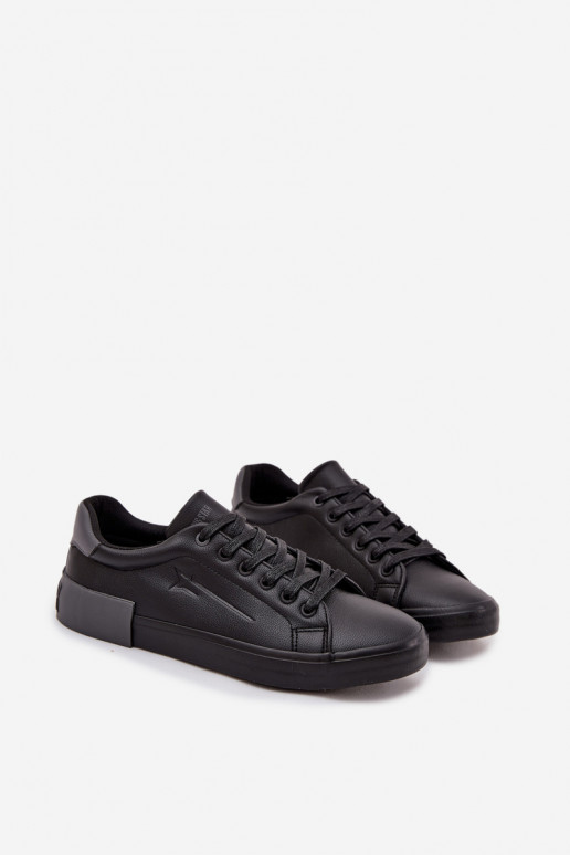 Männlich lässige Schuhe Eko Haut Big Star OO174019 schZuarze Farbe Männlich lässige Schuhe Eko Haut Big Star OO174019 schZuarze Farbe