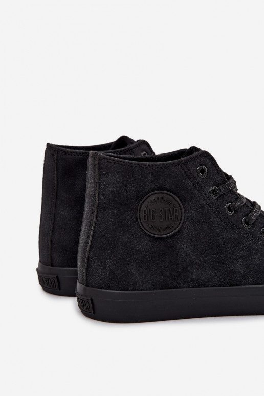 Freizeitschuhe für Herren sich Zuarm laufen aus Öko-Leder Big Star OO174247 HI-POLY SYSTEM schZuarze Farbe Freizeitschuhe für Herren sich Zuarm laufen aus Öko-Leder Big Star OO174247 HI-POLY SYSTEM schZuarze Farbe