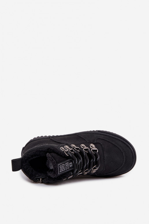 INanderstiefel Schuhe Kindisch sich Zuarm laufen Big Star SS374075 schZuarze Farbe