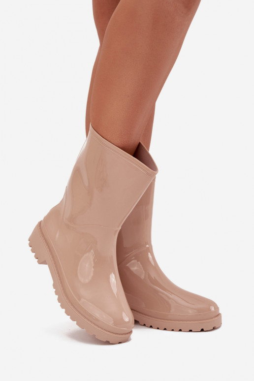 Gummistiefel Feminin Beige Elvara