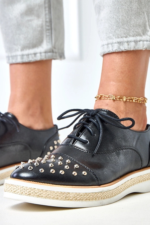 Schwarze Damen-Stiefeletten mit... Schwarze Damen-Stiefeletten mit...