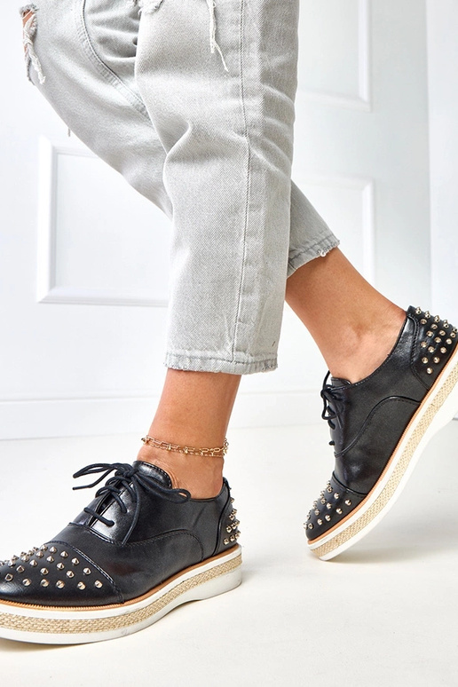 Schwarze Damen-Stiefeletten mit... Schwarze Damen-Stiefeletten mit...