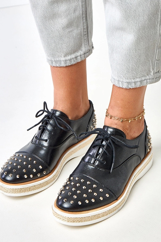 Schwarze Damen-Stiefeletten mit... Schwarze Damen-Stiefeletten mit...
